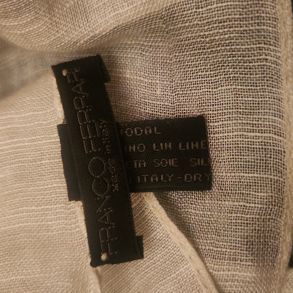 Franco Ferrari colorful Modal Scarf with fringe birds 25 x 75... - Picture 2 of 3